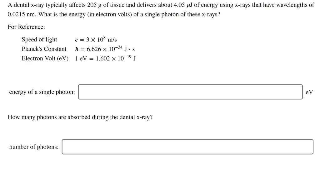 SOLVEDA dental Xray typically affects 205 g of tissue and delivers