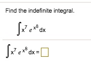 find tre indefinite integral jx jx edx d 24943