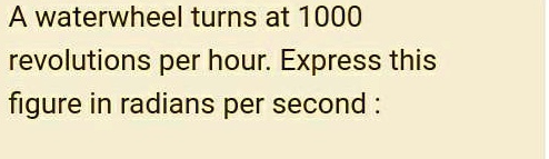 revolutions persecond to revolutions per year