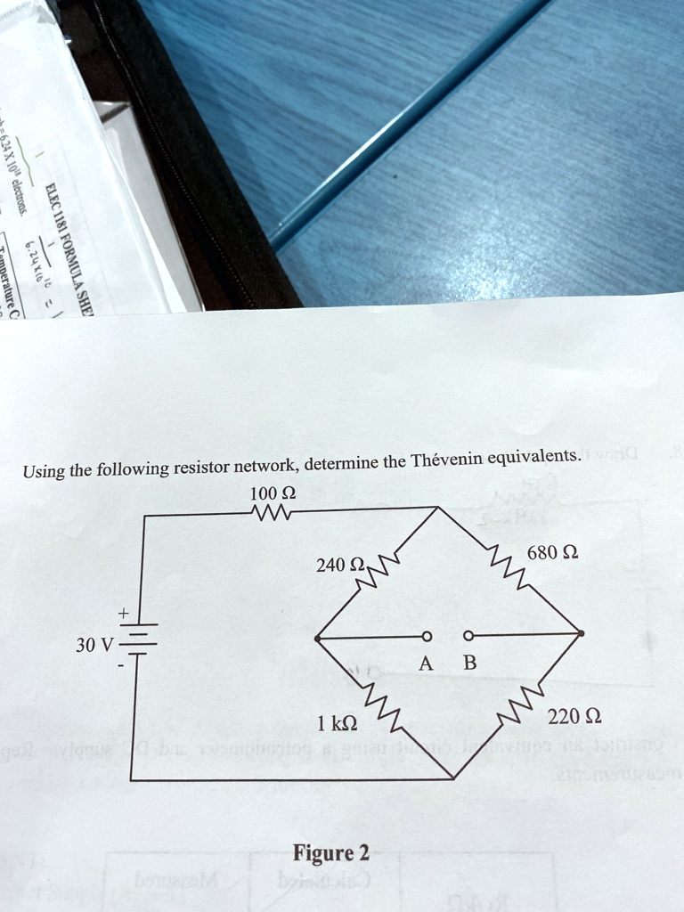 Solved Using The Following Resistor Network Determine The Thévenin