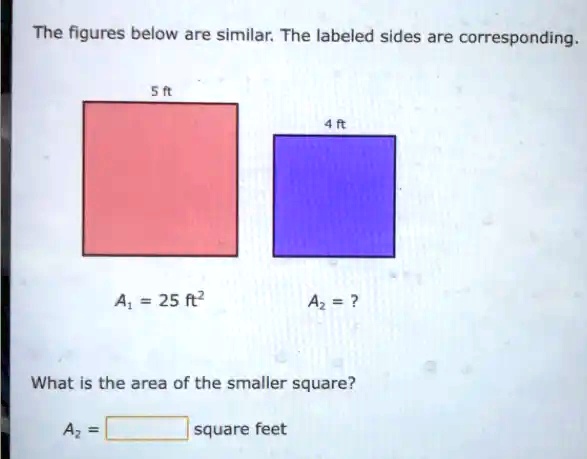 The figures below are similar. The labeled sides are...