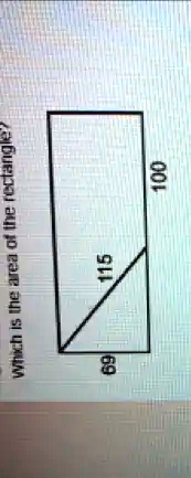 Which is the area of the rectangle?