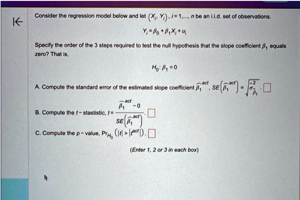 null hypothesis equals zero