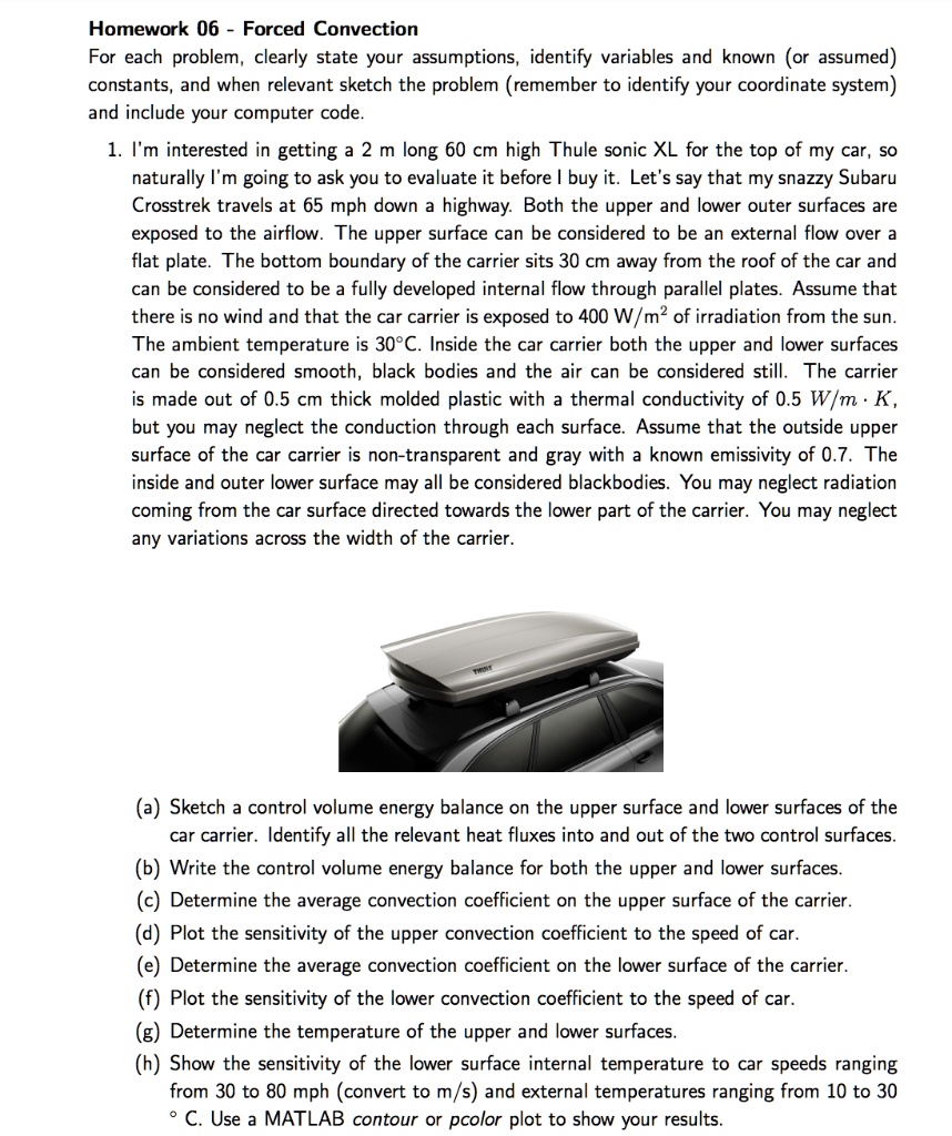 Video Solution: Homework 06 -forced Convection For Each Problem 