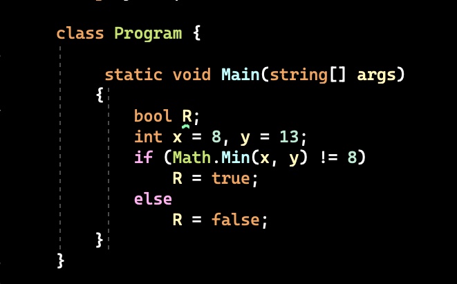 SOLVED: Texts: How to convert this if-else code into a ternary operator ...