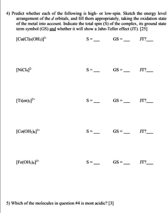 SOLVED: Text: Predict whether each of the following is high- or low ...