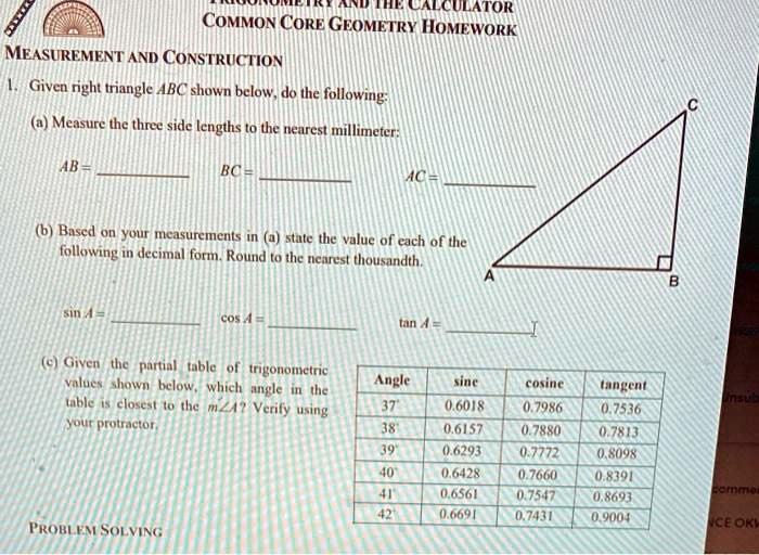 additional triangle proof common core geometry homework answers