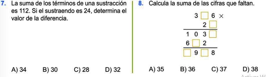 SOLVED: DOY CORONA SI ME AYUDAN 7. La suma de los términos de una ...