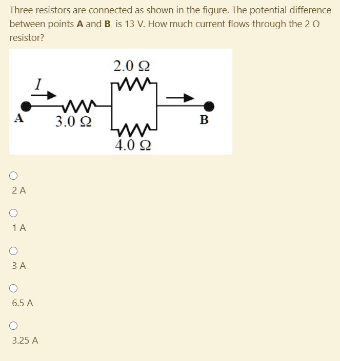 SOLVED: Three Resistors Are Connected As Shown In The Figure. The ...