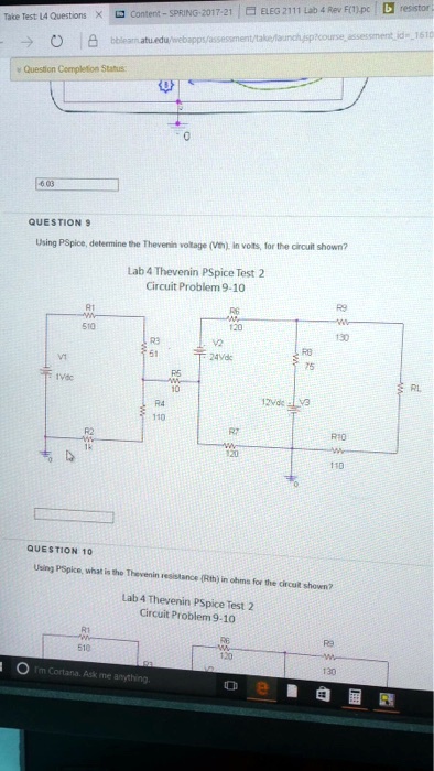 Tace Test SOLVED: Tace Test L4 Que ELEG2111 Lab 4 Rev F1.pc resistor help@matu ...
