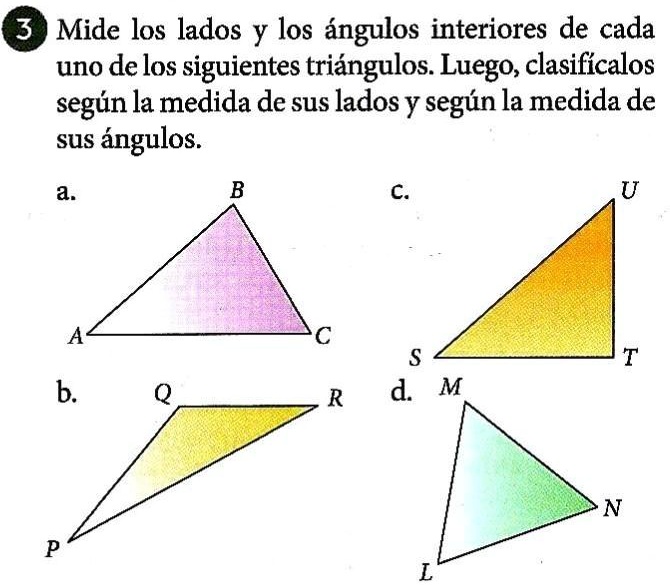 SOLVED: Ayuda porfa esta tarea esta muy difícil Mide los lados y los ...