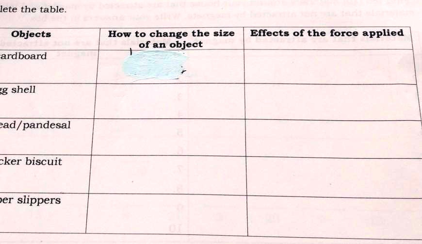 SOLVED Please answer 87 points. 1. cardboard 2. egg shell 3. bread