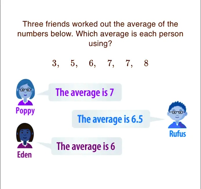 average of 2 3 5 6 and 7 12