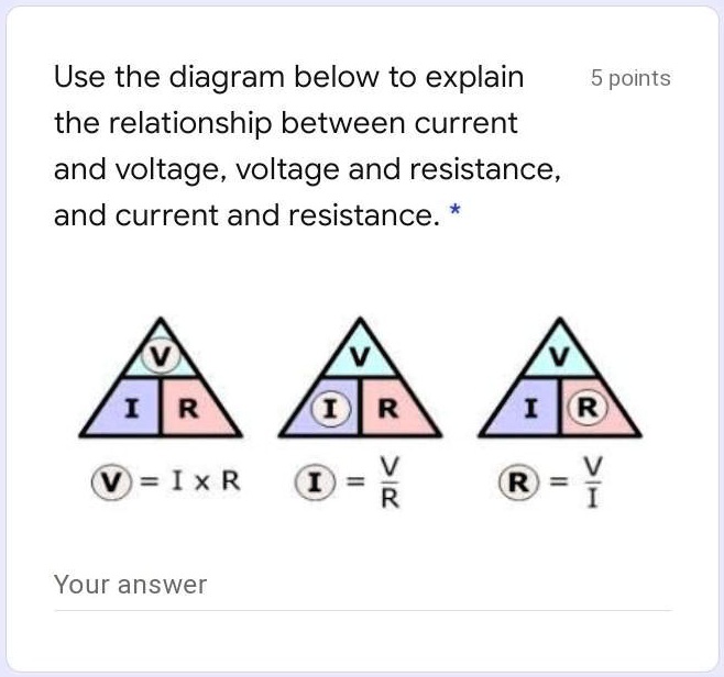 Solved Ohm S Law Explaining The Relationship Between Current Voltage And Resistance Use The