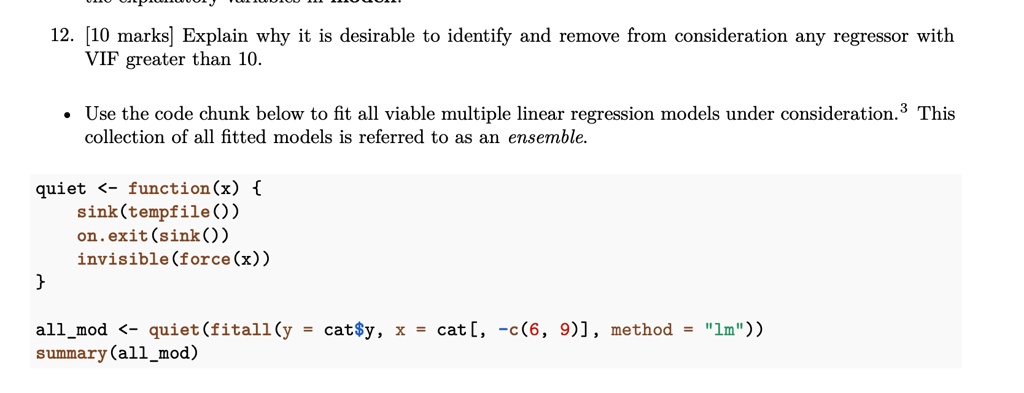 SOLVED: 12. [10 marks] Explain why it is desirable to identify and ...