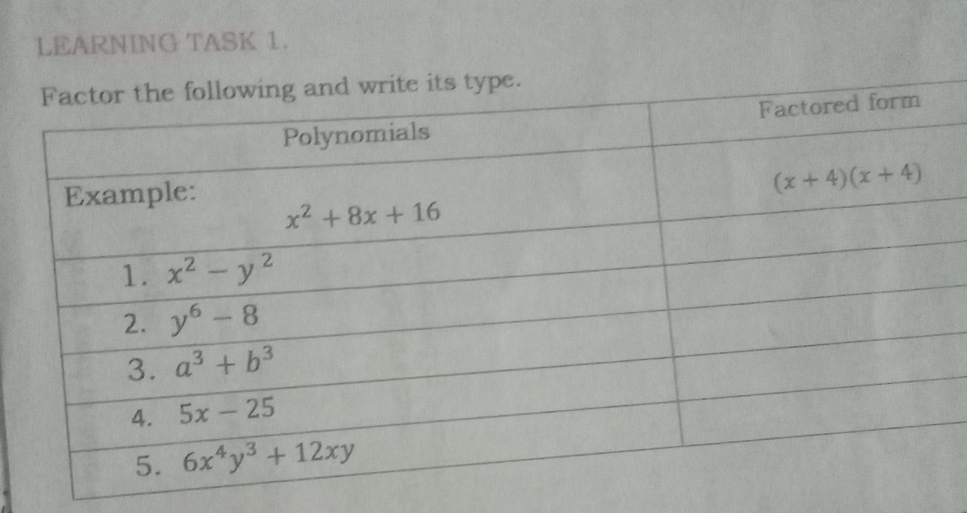 solved-learning-task-1-factor-the-following-and-write-its-type