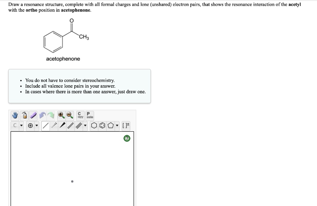 Solved Draw Resonance Structure Complete With All Formal Charges And