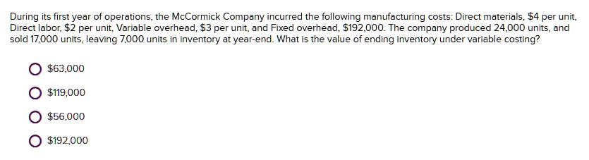 solved-during-its-first-year-of-operations-the-mccormick-company