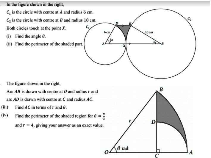 SOLVED: In the figure shown in the right C, is the circle with centre ...