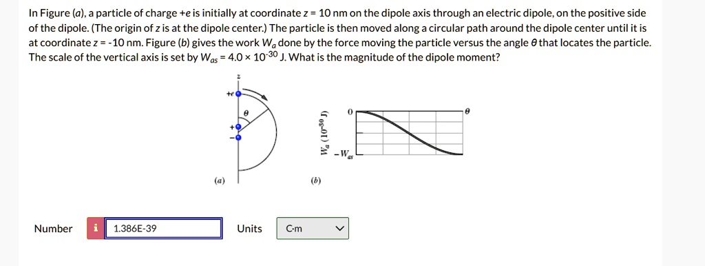 [GET ANSWER] in figure a a particle of charge e is initially at ...