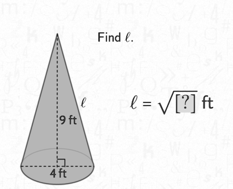 find v ft 9 ft 4ft 81566