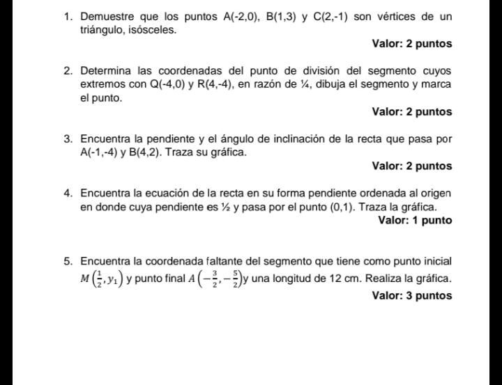 SOLVED: Ayuda Necesito Ayuda Con Estos Problemas Y Su Procedimiento ...