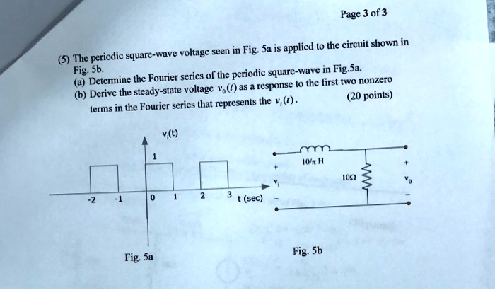 page 3of 3 5 the periodic square wave voltage seen in fig 5a is applied ...