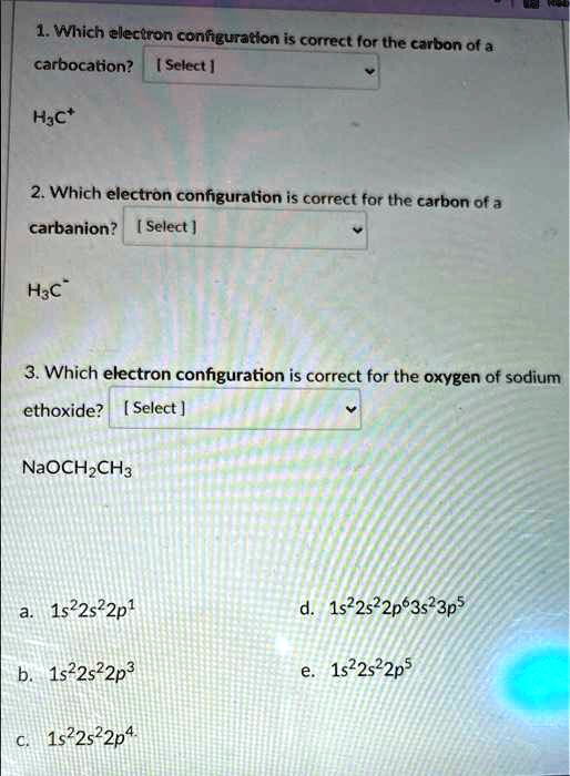 Video Solution: Which Electron Configuration Is Correct For The Carbon 