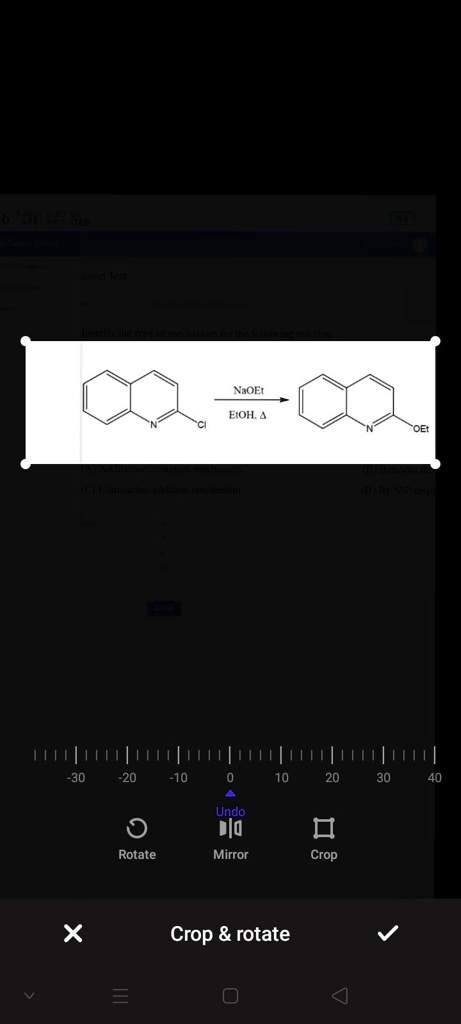 SOLVED: Identify The Type Of Mechanism For The Following Reaction ...