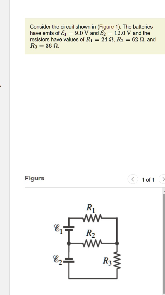 SOLVED Determine the magnitudes of the currents in each resistor shown