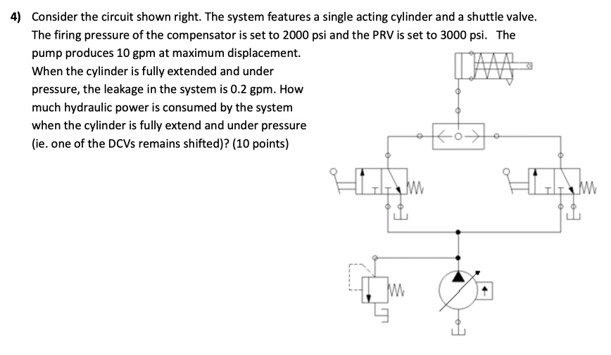 SOLVED: Consider the circuit shown on the right. The system features a ...