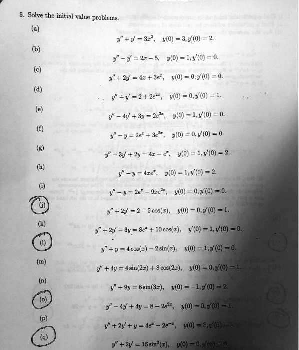 Solve The Initial Value Problemst J 31 Y 0 3 V 0 Itprospt