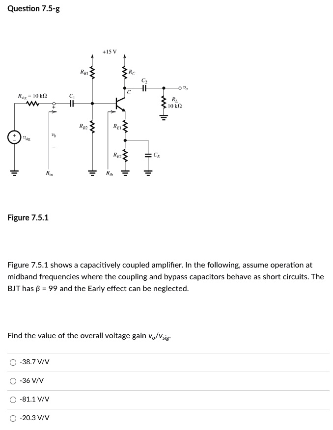 SOLVED Question 7.5g Figure 7.5.1 Figure 7.5 .1 shows a capacitively