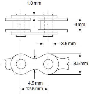 The following diagram gives the dimensions of a steel...