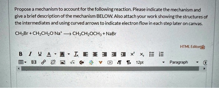 SOLVED:Propose a mechanism to account for the following reaction ...
