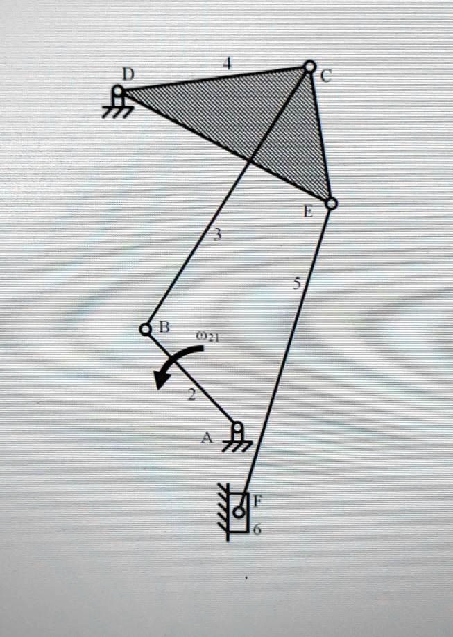 Solved draw the mechanism whose dimensions are given in the given