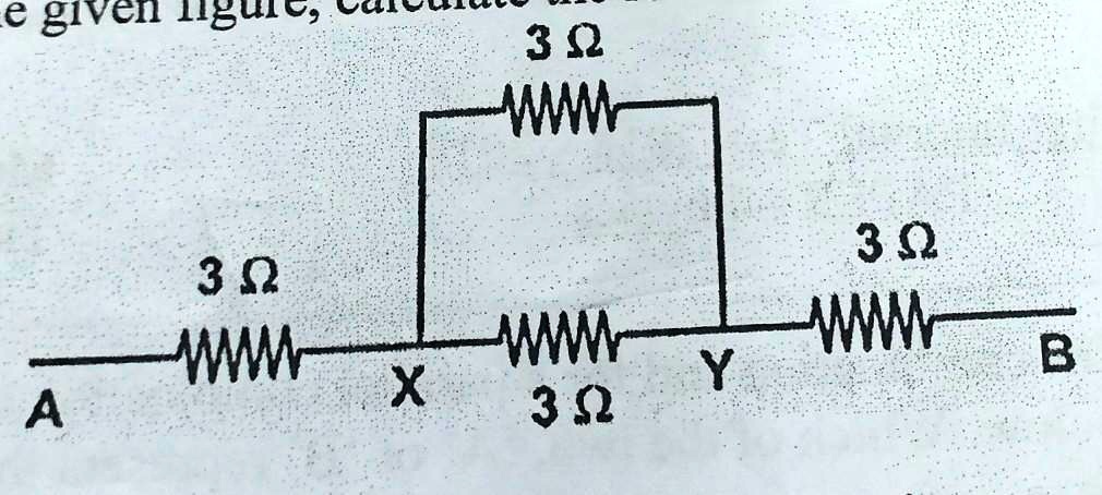 SOLVED: "In The Given Figure, Calculate The Resistance Between 'A' And ...