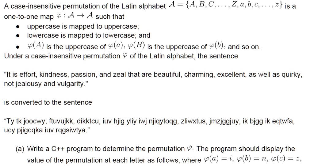 SOLVED map A > A such that uppercase is mapped to