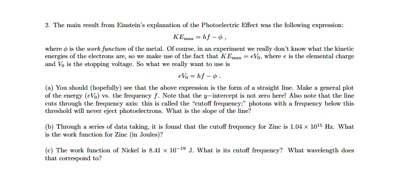 Solved: The Main Result From Einstein