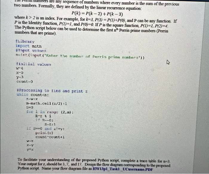 SOLVED: p quence of numbers where every number is the sum of the ...
