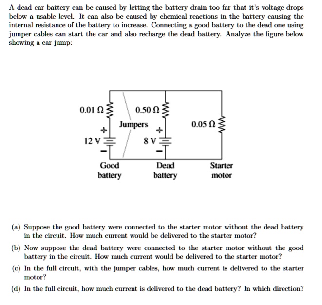 SOLVEDA dead car battery can be caused by lerting the battery drain