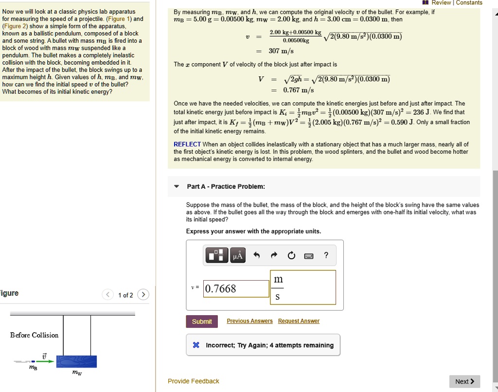 review constants by measuring ib tw and h we can compute the original ...