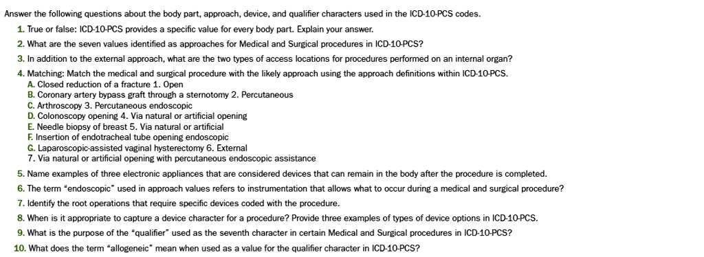 SOLVED: Texts: Medical Coding and Billing Answer the following ...