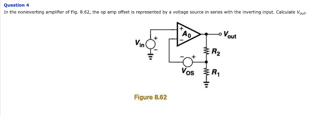 Series Inverting Series Question 4 In the noninverting amplifier of Fig. 8.62, the op amp ...