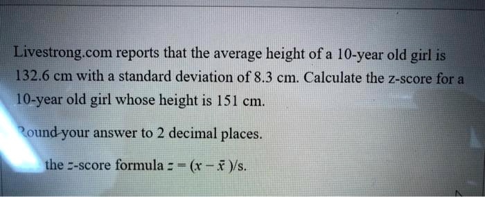 average height 10 year old female cm