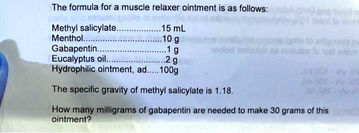 gabapentin muscle relaxer interaction