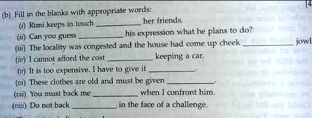 fill in the blanks with appropriate word  74922