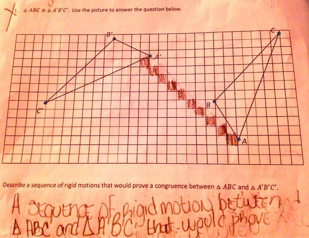 SOLVED: "i Need Help Please !!!!!!!!!!!!! ABC = 4 A'B'C' . Use The ...