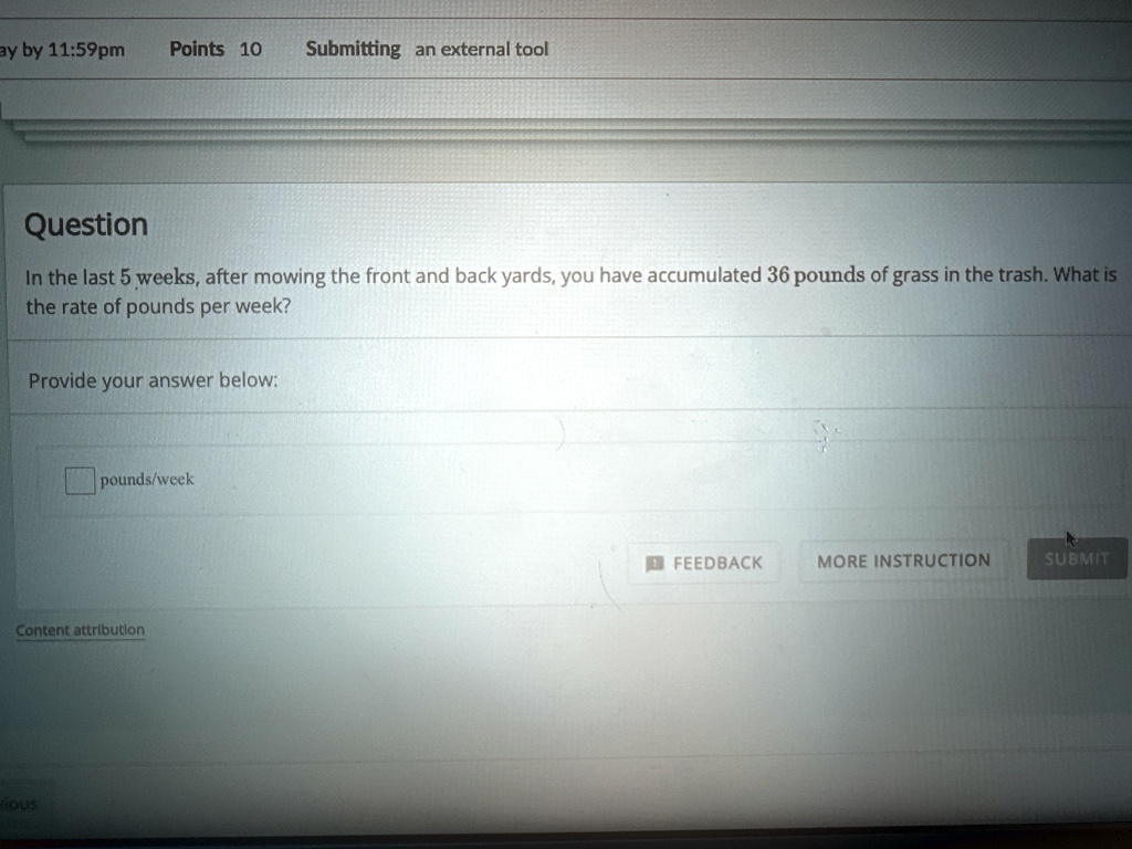 in the last 5 weeks after mowing the front and back yards you have