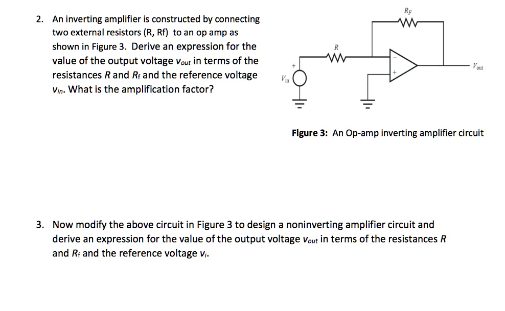 VIDEO solution: RF WW 2. An inverting amplifier is constructed by ...